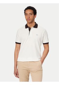 Lacoste Polo PH2017 Biały Regular Fit. Typ kołnierza: polo. Kolor: biały. Materiał: bawełna #1