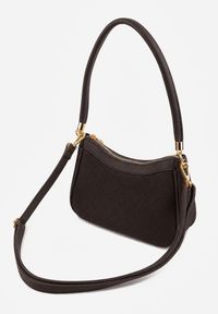 Renee - Brązowa Klasyczna Torebka Bagietka z Dodatkowym Paskiem Crossbody Kassenope. Kolor: brązowy. Styl: klasyczny #2