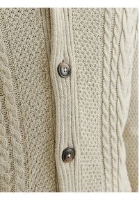 Jack & Jones Kardigan Craig 12258484 Écru Regular Fit. Materiał: syntetyk #7