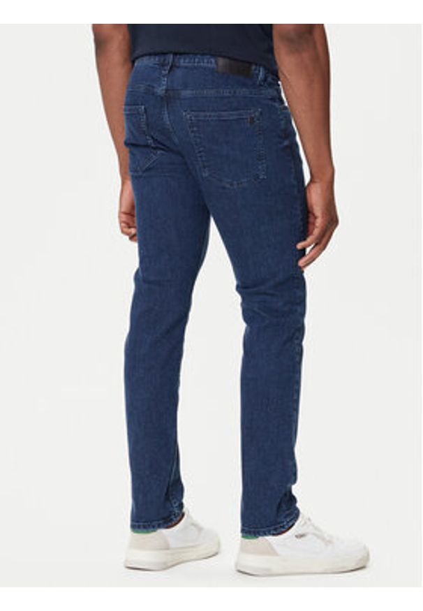 BOSS Jeansy Delaware 50544630 Granatowy Slim Fit. Kolor: niebieski