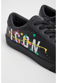 Sneakersy męskie skórzane DSQUARED2. Materiał: skóra. Wzór: nadruk #2