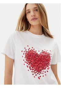 Pieces T-Shirt Maria 17155082 Biały Relaxed Fit. Kolor: biały. Materiał: bawełna #4