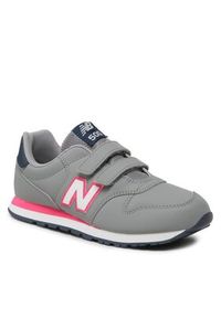 New Balance Sneakersy GV500LD1 Szary. Kolor: szary. Materiał: skóra