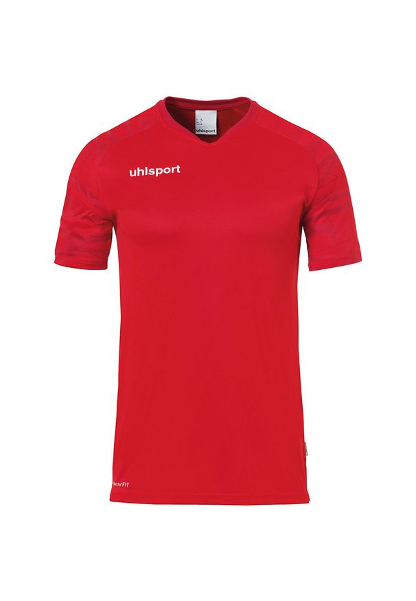 UHLSPORT - Jersey Uhlsport Goal 25. Typ kołnierza: dekolt w kształcie V. Kolor: biały, czerwony, wielokolorowy, czarny. Materiał: jersey