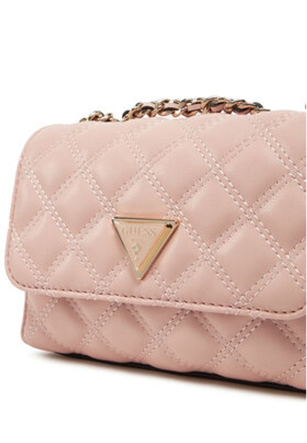 Guess Torebka HWQG87 48740 Różowy. Kolor: różowy. Materiał: skórzane
