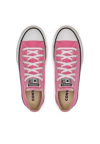 Converse Trampki Chuck Taylor All Star Lift Platform Ox A06508C Różowy. Kolor: różowy. Materiał: materiał. Obcas: na platformie #6
