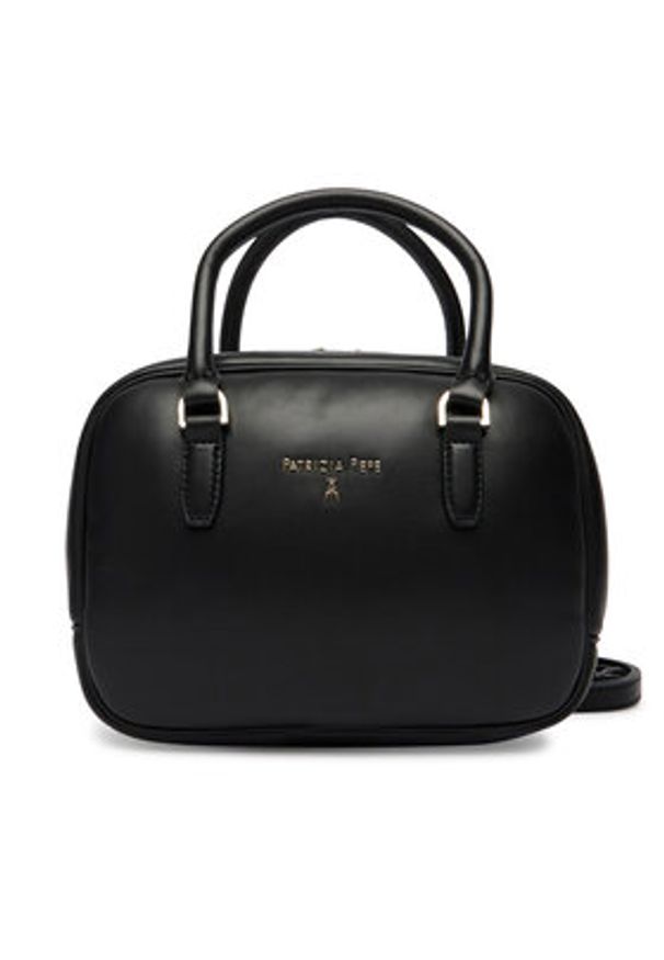 Patrizia Pepe Torebka 8B0320/L113-K103 Czarny. Kolor: czarny. Materiał: skórzane