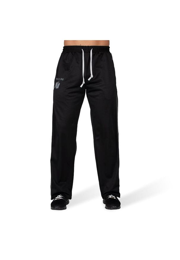 GORILLA WEAR - Functional Mesh Spodnie - Czarny/Czerwony. Kolor: czerwony, wielokolorowy, czarny. Materiał: mesh. Sport: fitness