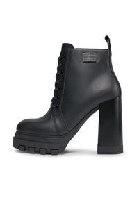 Tommy Jeans Botki Tjw High Heel Lace Up Boot EN0EN02408 Czarny. Kolor: czarny #4