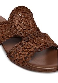 Hispanitas Klapki HV264602 C001 Brązowy. Kolor: brązowy. Materiał: materiał #6