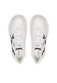 Patrizia Pepe Sneakersy PJ206.06 S Biały. Kolor: biały. Materiał: materiał