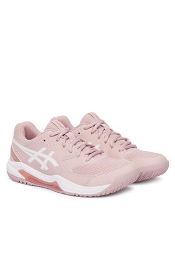 Asics Buty do tenisa Gel-Dedicate 8 1042A237 Różowy. Kolor: różowy. Materiał: skóra. Sport: tenis