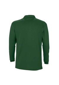 SOL'S - Koszulka Polo Z Długim Rękawem Dla Dorosłych Unisex Winter II. Okazja: na co dzień. Typ kołnierza: polo. Kolor: zielony. Długość rękawa: długi rękaw. Długość: długie. Styl: casual