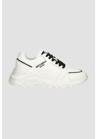 Just Cavalli - JUST CAVALLI Białe sneakersy Fondo Casper, Rozmiar 42. Kolor: biały