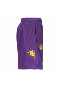 Kappa - Krótki spodenki AC Fiorentina Ahorazip Pro 7 2023/24. Kolor: niebieski, fioletowy, wielokolorowy. Długość: krótkie. Sport: piłka nożna