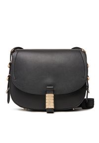 Pinko - PINKO Torebka Saddle Classic PE 25 PLTT 103830 A270 Czarny. Kolor: czarny. Materiał: skórzane