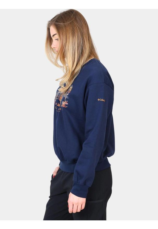 columbia - Bluza damska Columbia Ashcreek™ Crew. Kolor: niebieski. Materiał: materiał