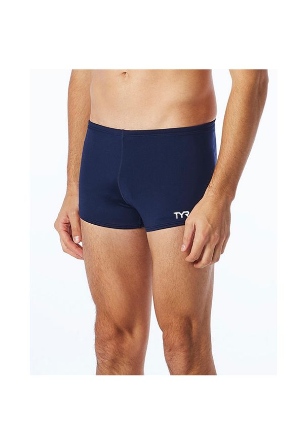 Spodenki pływackie męskie TYR Square Leg Swimsuit - Solid. Kolor: niebieski