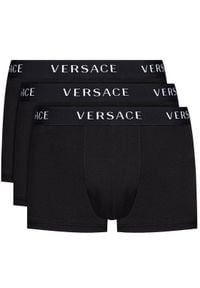 VERSACE - Versace Komplet 3 par bokserek Parigamba AU04320 Czarny. Kolor: czarny #1
