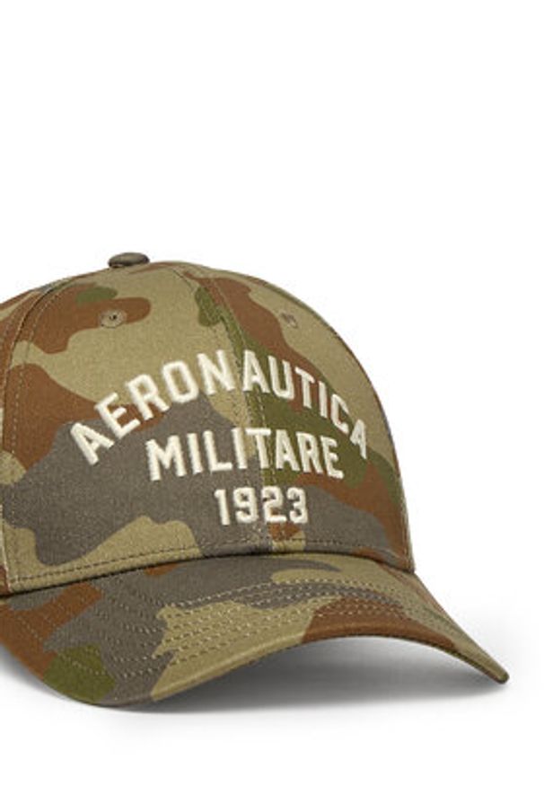 Aeronautica Militare Czapka z daszkiem 261HA1241UCT04324 Khaki. Kolor: brązowy. Materiał: bawełna