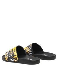 Versace Jeans Couture Klapki 74VA3SQ3 ZS631 Czarny. Kolor: czarny