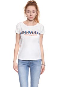 Wrangler - WRANGLER T SHIRT DAMSKI T-SHIRTS SS GRAPHIC OFFWH W7Z02EV02 112132143 #3