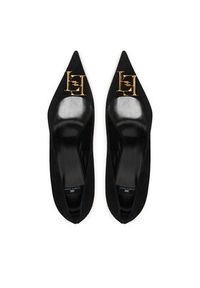 Elisabetta Franchi Szpilki SA59L61E2 Czarny. Kolor: czarny. Materiał: zamsz, skóra. Obcas: na szpilce #6