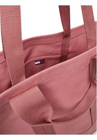 Tommy Jeans Torebka Tjw Tote Edition Canvas AW0AW17542 Różowy. Kolor: różowy