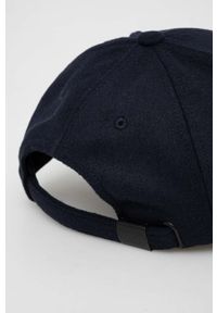 Karl Lagerfeld czapka z daszkiem kolor granatowy z aplikacją. Kolor: niebieski. Wzór: aplikacja #3