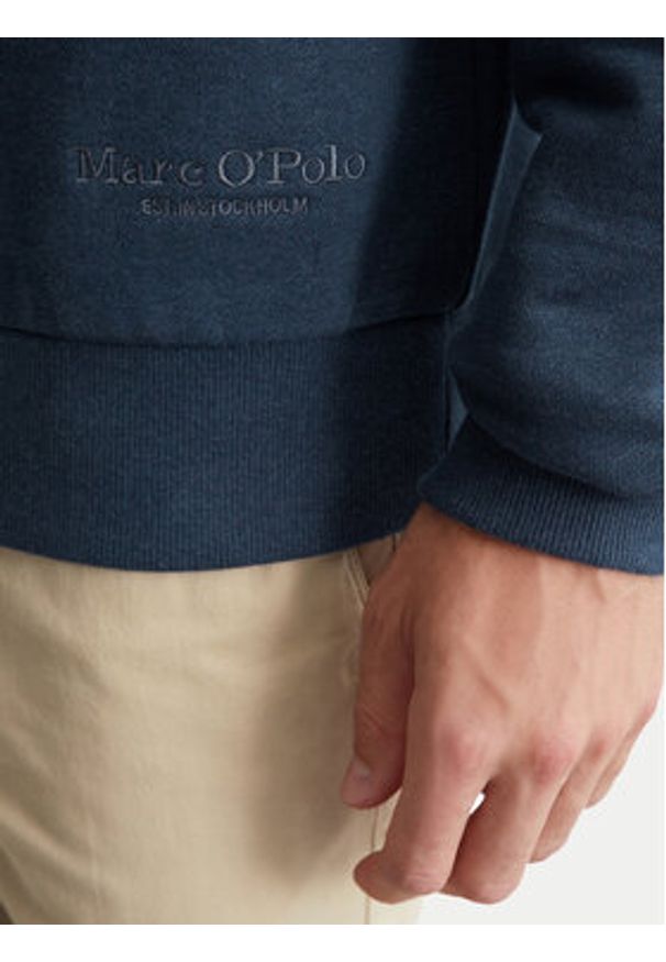 Marc O'Polo Bluza 428 4026 54182 Granatowy Regular Fit. Typ kołnierza: polo. Kolor: niebieski. Materiał: bawełna