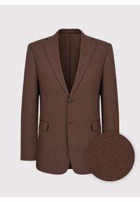 Pako Lorente - PAKO LORENTE – Marynarka garniturowa w kolorze brązowym. Kolor: brązowy. Materiał: poliester, elastan, wiskoza. Wzór: gładki #5