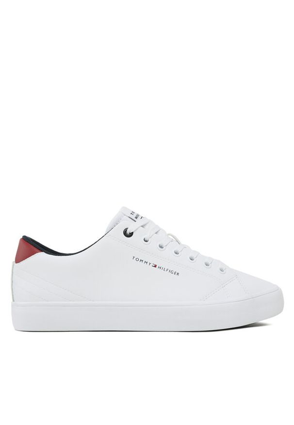 TOMMY HILFIGER - Tommy Hilfiger Sneakersy Hi Vulc Core Low Lth FM0FM04687 Biały. Kolor: biały. Materiał: skóra