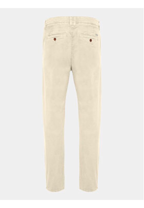 Blend Chinosy 20716448 Beżowy Slim Fit. Kolor: beżowy. Materiał: bawełna