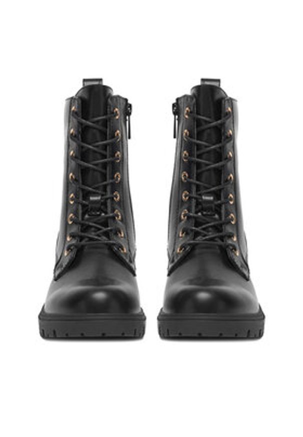 Jenny - JENNY Trzewiki CEO-HX21037-95 Czarny. Kolor: czarny. Materiał: materiał