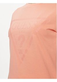 Guess T-Shirt Adele V2YI07 K8HM0 Pomarańczowy Regular Fit. Kolor: pomarańczowy. Materiał: bawełna #3