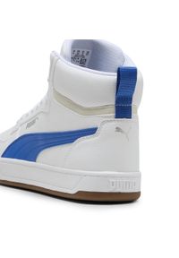 Puma - Sneakersy Caven 2.0 Mid PUMA White Vivid Blue Gum Beige. Kolor: niebieski, beżowy, wielokolorowy, biały. Materiał: guma. Sezon: lato. Sport: turystyka piesza