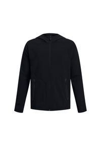 Dziecięca kurtka wodoodporna zapinana na zamek Under Armour Unstoppable. Kolor: czarny, szary, wielokolorowy #1