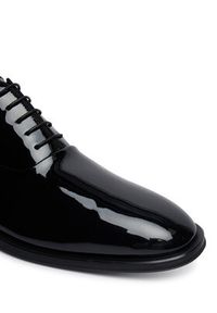BOSS Półbuty Derrek 50549654 Czarny. Kolor: czarny. Materiał: lakier, skóra #6