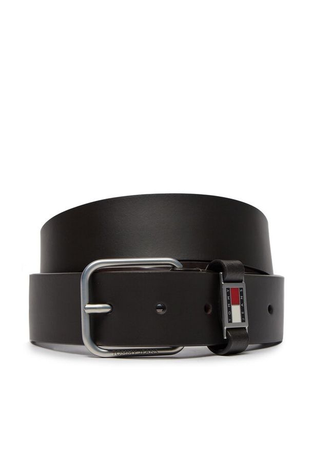 Pasek Męski Tommy Jeans. Kolor: brązowy