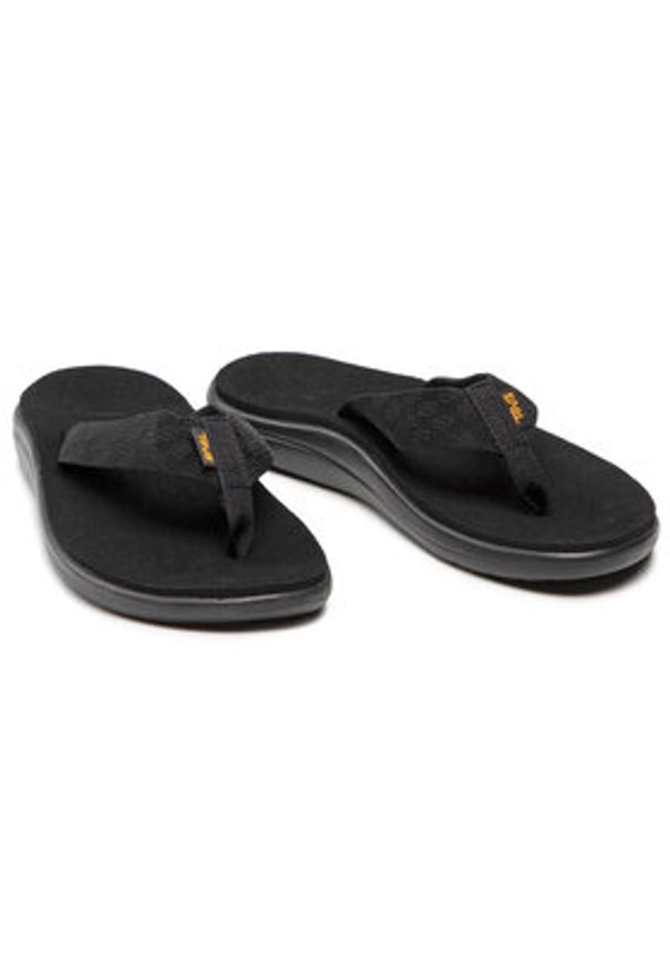Teva Japonki Voya Flip 1019050 Czarny. Kolor: czarny. Materiał: materiał