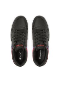 Champion Sneakersy Rebound Low S21905-CHA-KK007 Czarny. Kolor: czarny. Materiał: skóra