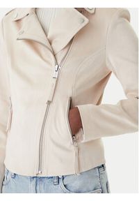 Guess Kurtka przejściowa W6GL10 W1968 Écru Regular Fit. Kolor: kremowy. Materiał: syntetyk #3