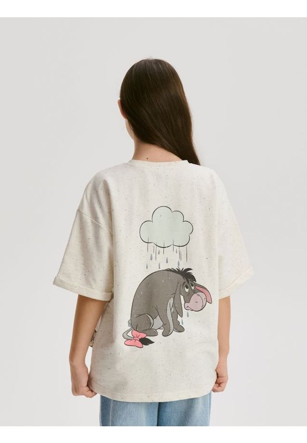 Reserved - T-shirt Kubuś Puchatek - wielobarwny. Materiał: bawełna. Wzór: motyw z bajki