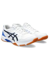 Asics - Buty do siatkówki męskie, ASICS Gel-Rocket 11. Kolor: wielokolorowy, biały, niebieski. Sport: siatkówka