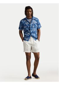 Polo Ralph Lauren Koszula 710965897001 Niebieski Classic Fit. Typ kołnierza: polo. Kolor: niebieski. Materiał: len #4