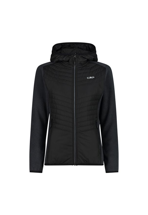 Bluza damska turystyczna CMP 34H3006. Kolor: czarny. Styl: sportowy. Sport: turystyka piesza