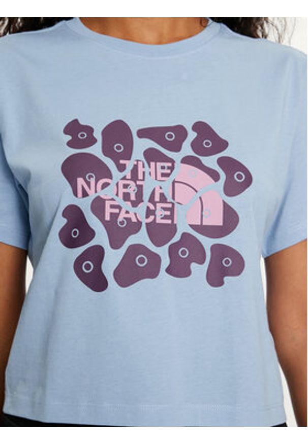 The North Face T-Shirt NF0A880M Niebieski Regular Fit. Kolor: niebieski. Materiał: bawełna