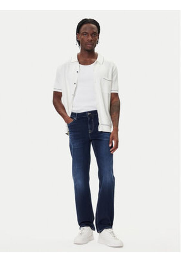 Guess Jeansy M5BAN2 D0631 Granatowy Slim Fit. Kolor: niebieski