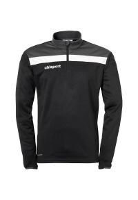 UHLSPORT - Bluza piłkarska męska Uhlsport Offense 23 1/4 zip. Kolor: wielokolorowy, czarny, szary, biały, fioletowy. Sport: piłka nożna