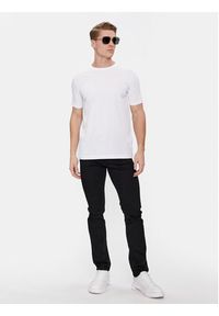 Karl Lagerfeld - KARL LAGERFELD Komplet 2 t-shirtów 765000 500298 Biały Slim Fit. Typ kołnierza: dekolt w karo. Kolor: biały. Materiał: bawełna #2